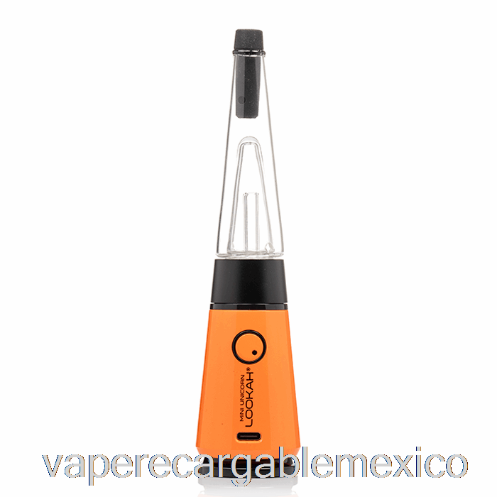 Vape Recargable Lookah Unicorn Mini Kit Vaporizador Naranja